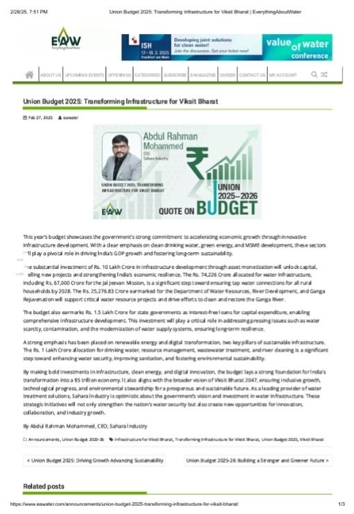 Transforming Infrastructure for Viksit Bharat