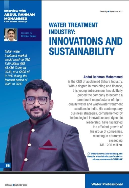 Interview CEO – Sahara On Water Treatment