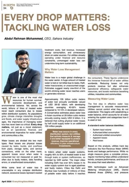 Every Drop Matters Tackling Water Loss
