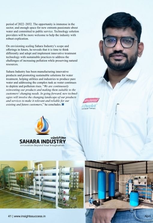 Sahara Industry – Most Promising Water Treatment Company
