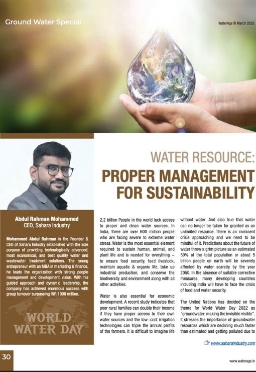 Water Resource Proper Managment For Sustinability